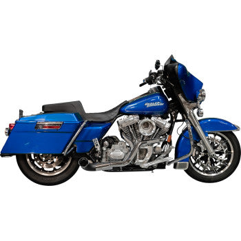 2-into-1 Nasty Bastard Exhaust System - Chrome - '97-'16 FL