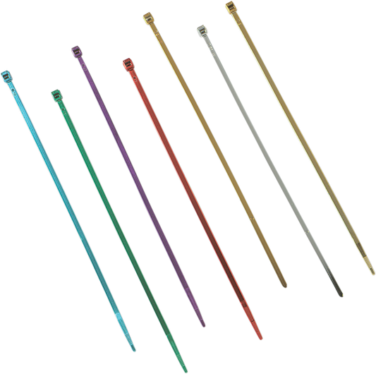 Drag Specialties Cable Tie - 7" - Chrome - 10-Pack | 10-6010C-10-HC3 - manufacturer/supplier product image