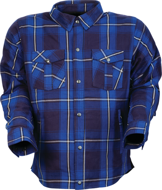 Ashwood Flannel — Blue
