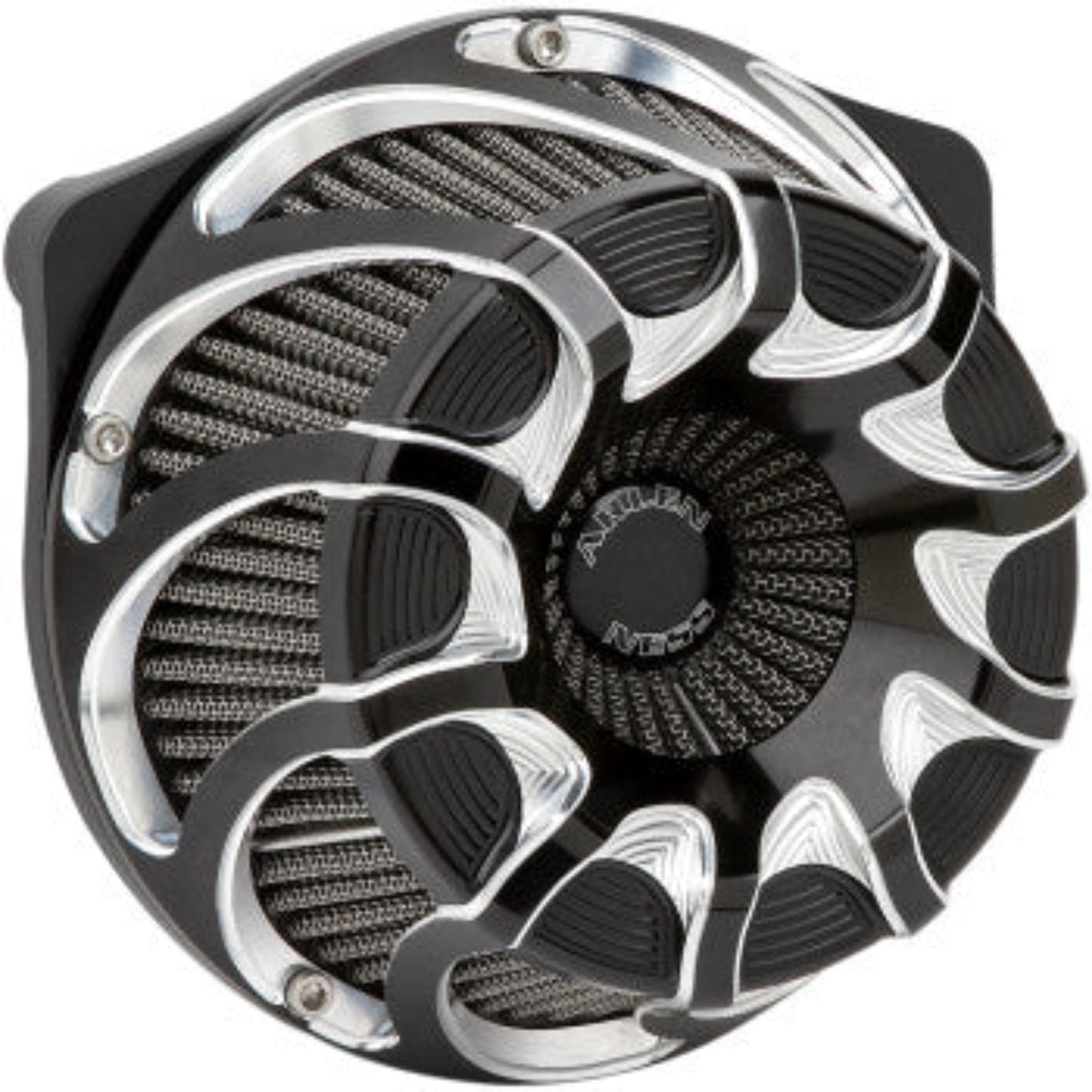 Arlen Ness 18-981 Black Drift Inverted Series Air Cleaner Kit for Harley 1010-2446