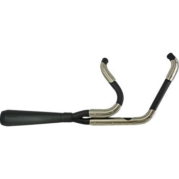 2-into-1 Assault Exhaust System - Black Ceramic - with Bags