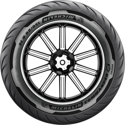 Michelin Commander III Cruiser Rear Tire - 150/80B16 77H - Blackwall (manufacturer reference image)
