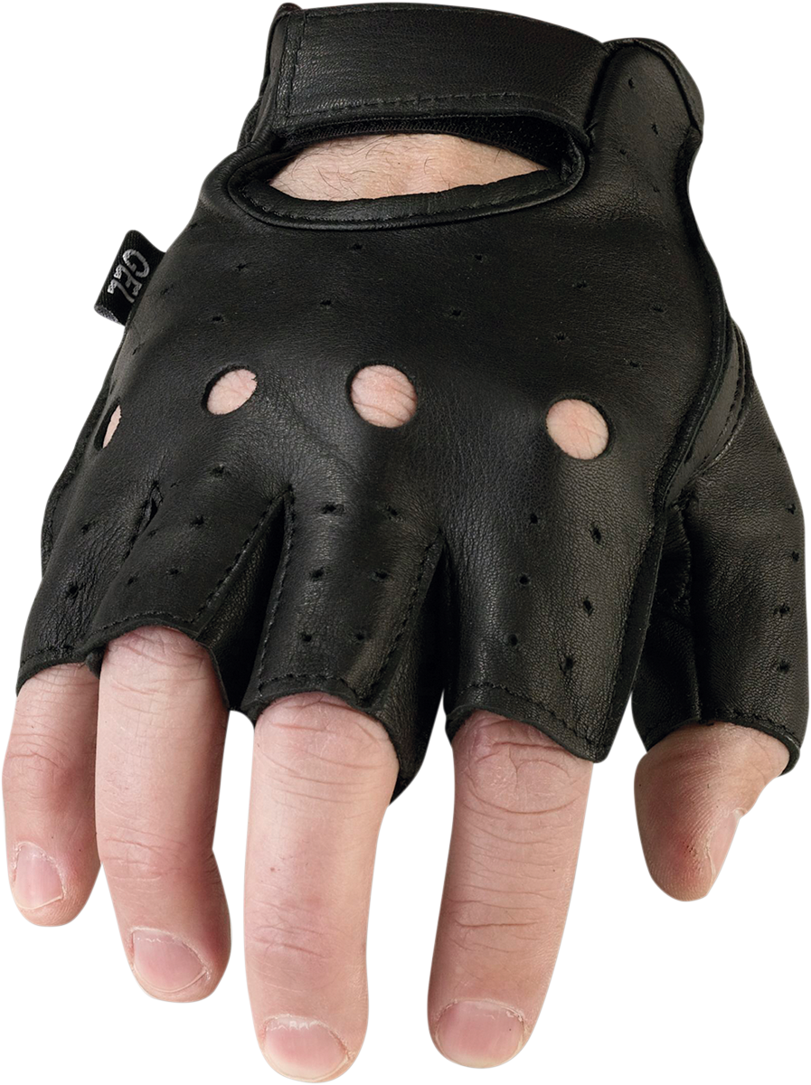 243 Half Gloves — Black