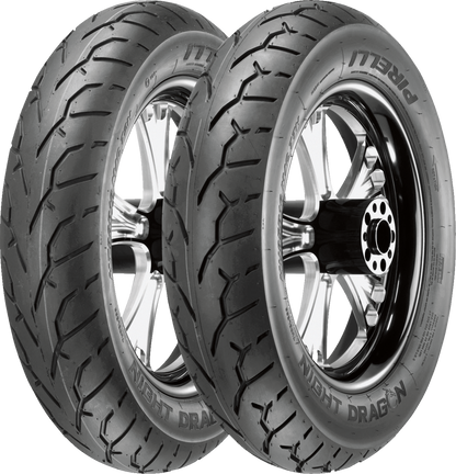 Pirelli Night Dragon Front Tire - 130/60B19 61H - Blackwall (manufacturer reference image)