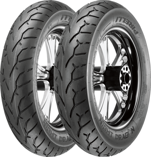 Pirelli Night Dragon GT Rear Tire - 180/65B16 81H - Blackwall (manufacturer reference image)