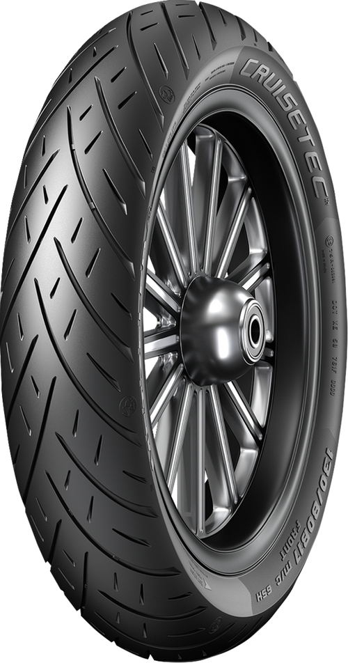Metzeler Cruisetec Front Tire - 130/80B17 65H - Blackwall (manufacturer reference image)
