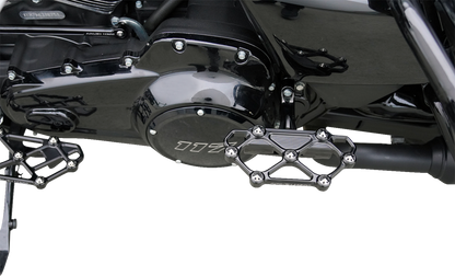 Arlen Ness Diamond Floorboards - Passenger - Black