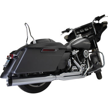 2-into-1 Outlaw-SR Exhaust System - Chrome - Without End Cap - M8 Touring