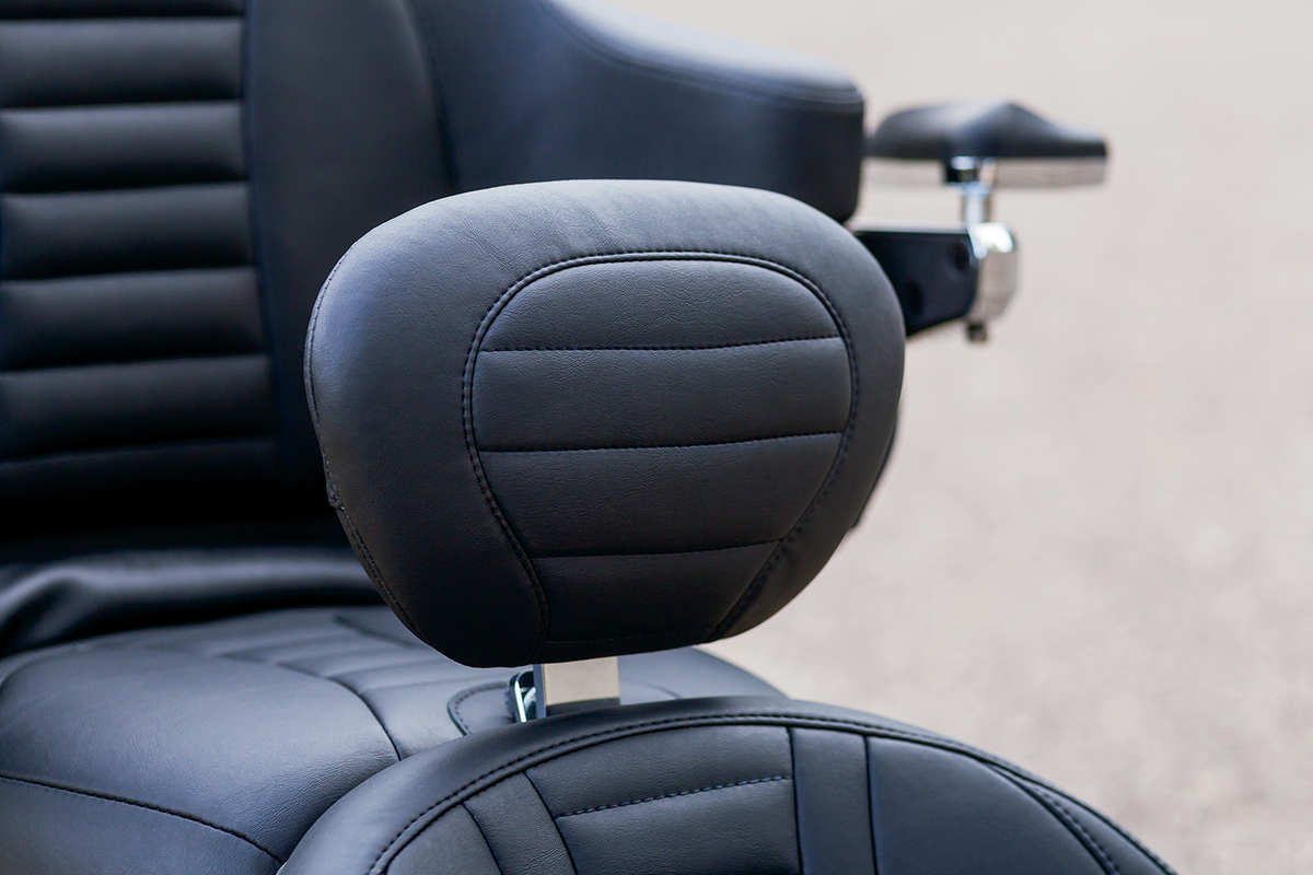 Mustang Removable Driver Backrest - Tuck and Roll
