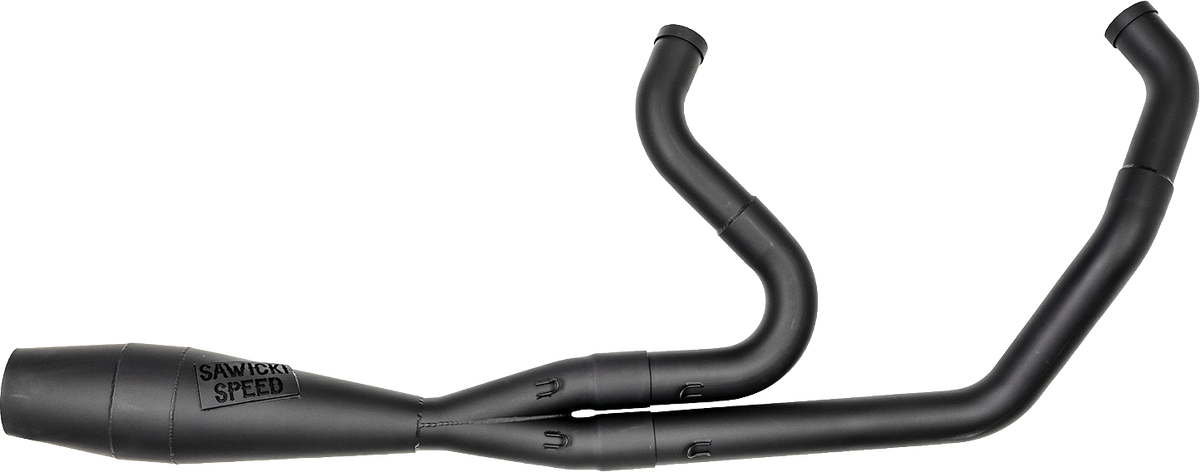 Sawicki 2-Into-1 Twin Cam Softail Shorty Cannon Black | 930-01076