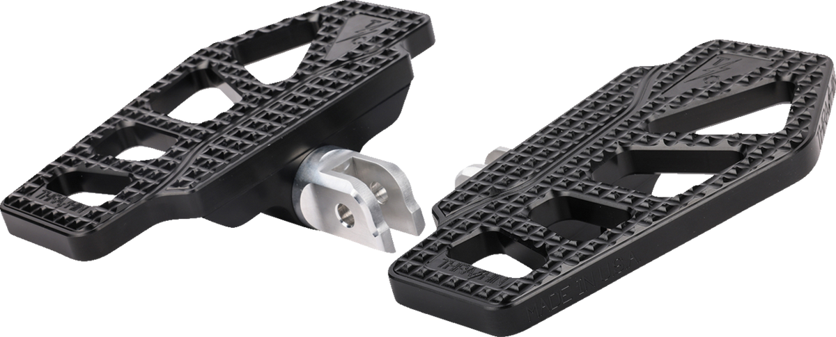 Thrashin Supply Co. Apex Mini Floorboards - Driver - Black - Softail