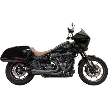2-into-1 The Ripper Short Road Rage Exhaust System - Black