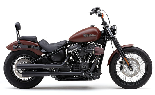 Cobra 3" Neighbor Hater Slip-Ons Black Softail | 6048B