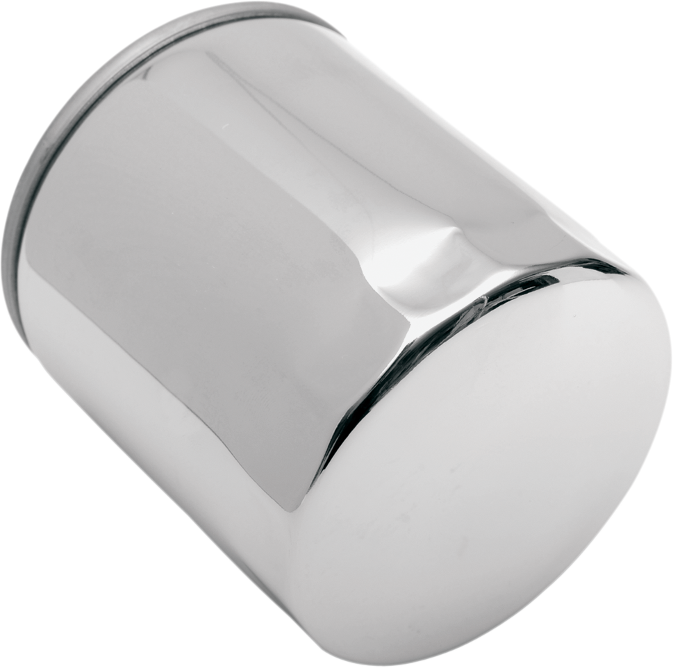 Drag Specialties Oil Filter - Chrome - Twin Cam/M8 | 14-0020C-BX18 — supplier product image; verify listed configuration