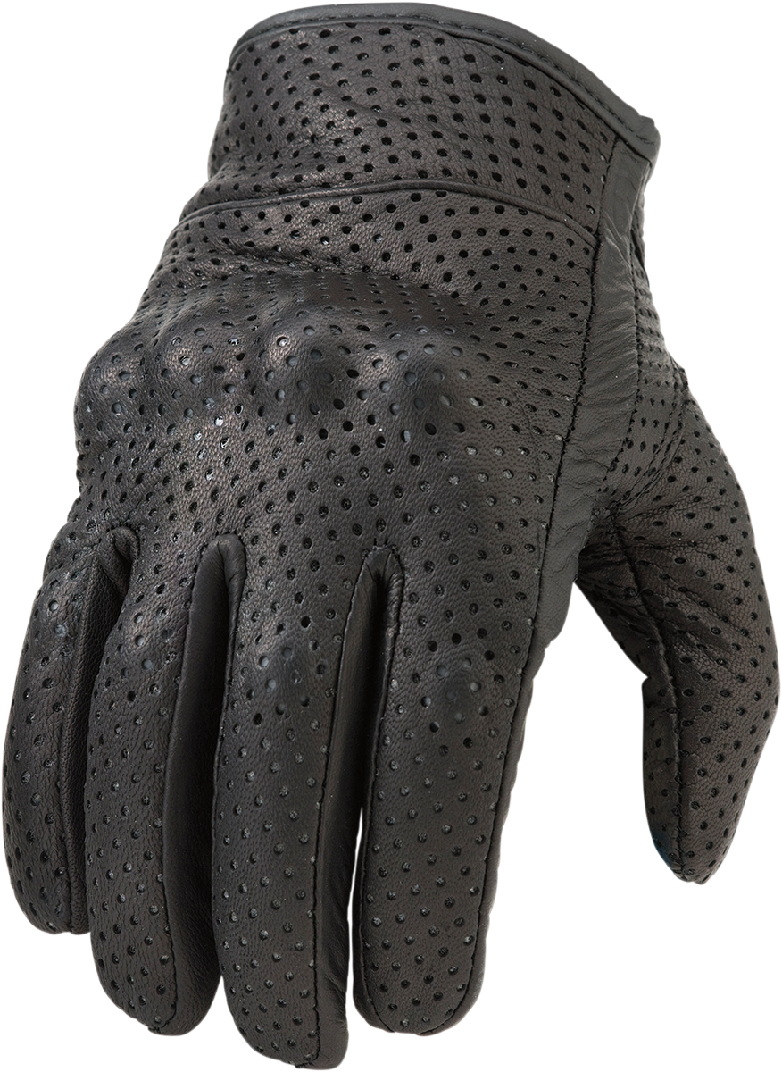 270 Perforated Gloves — Black