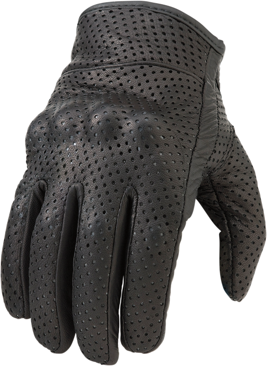 270 Perforated Gloves — Black