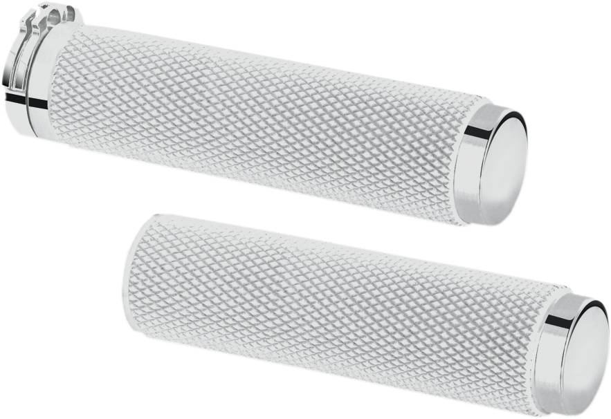Pingel Billet Grips - Knurled - Chrome