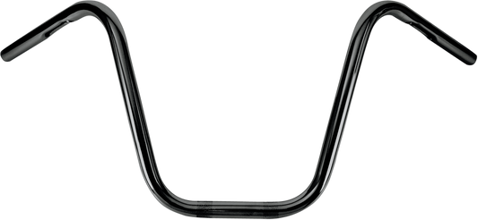 Burly Brand 1" Narrow Bottom Ape Hanger Handlebar - 12" - Black | B28-348 - manufacturer/supplier product image