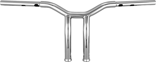 Burly Brand Dominator Handlebar - Touring/Softail - 10" - Chrome | B12-6081C - manufacturer/supplier product image