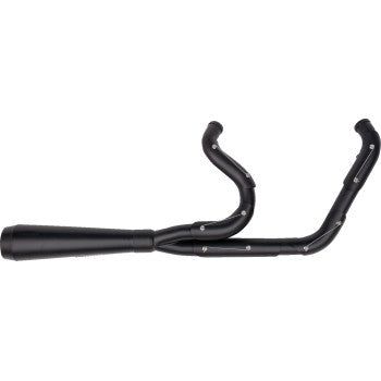 2-into-1 Assault Exhaust System - Full Black on Black