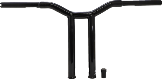 Burly Brand Dominator Handlebar - Raked - 12" - Black | B12-6052B - manufacturer/supplier product image