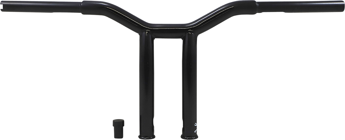 Burly Brand Dominator Handlebar - Raked - 10" - Black | B12-6051B - manufacturer/supplier product image