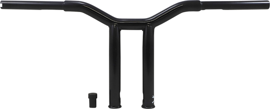 Burly Brand Dominator Handlebar - Raked - 10" - Black | B12-6051B - manufacturer/supplier product image
