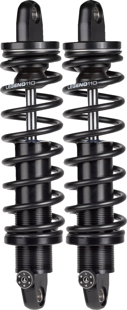 Legend Revo-A 13-inch Rear Shocks - Black - Standard - Touring