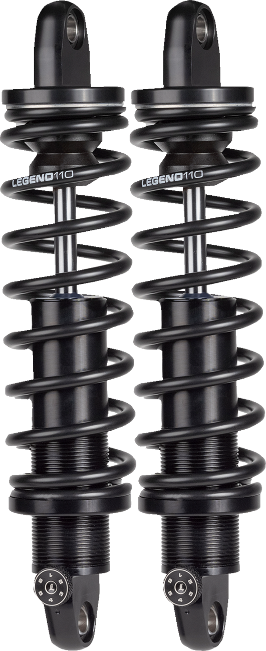 Legend Revo-A 13-inch Rear Shocks - Black - Standard - Touring