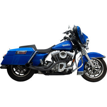 2-into-1 Up Yours Exhaust System - Twin Cam - Black