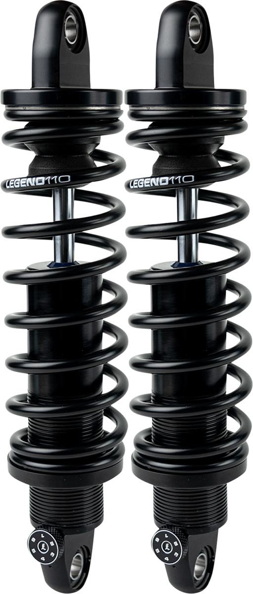 Legend Revo-A 13-inch Rear Shocks - Black - Standard - Dyna
