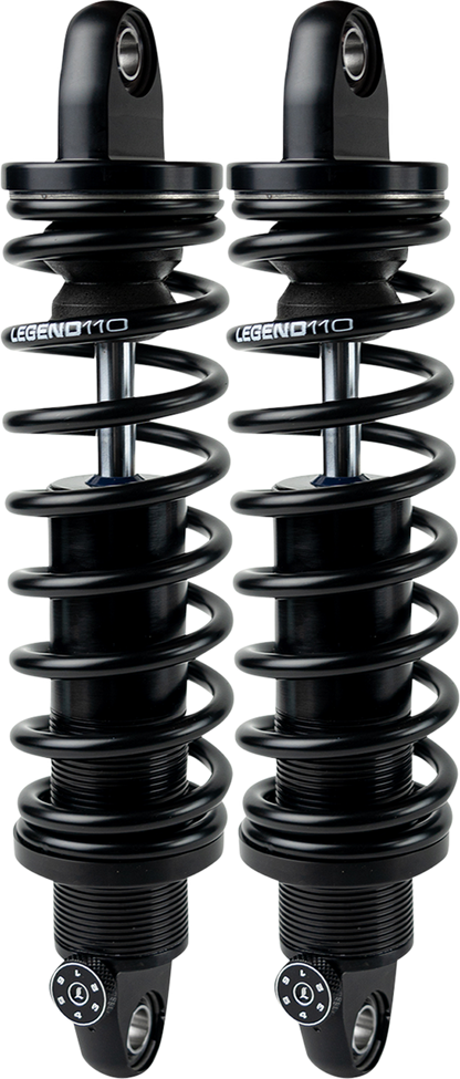 Legend Revo-A 13-inch Rear Shocks - Black - Standard - Dyna