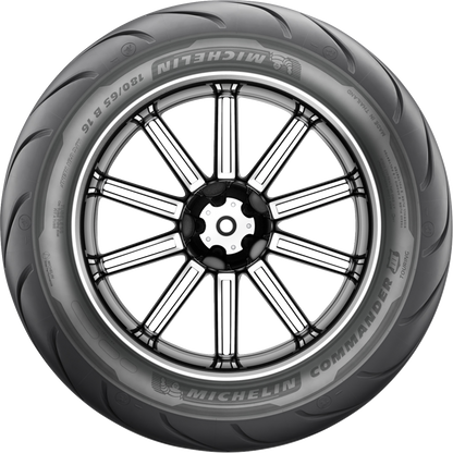 Michelin Commander III Touring Rear Tire - 180/65B16 81H - Blackwall (manufacturer reference image)
