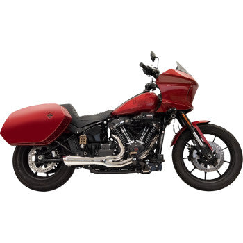 2-into-1 Ripper Exhaust System with Megaphone Muffler - Chrome - 49-State - M8 Softail