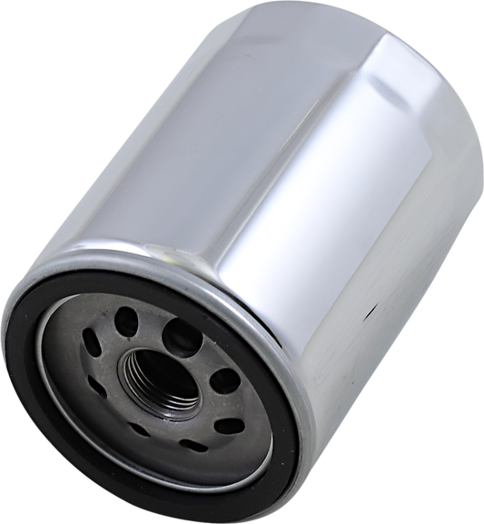 Drag Specialties Oil Filter - Chrome - M8 | 14-0020CNU — supplier product image; verify listed configuration