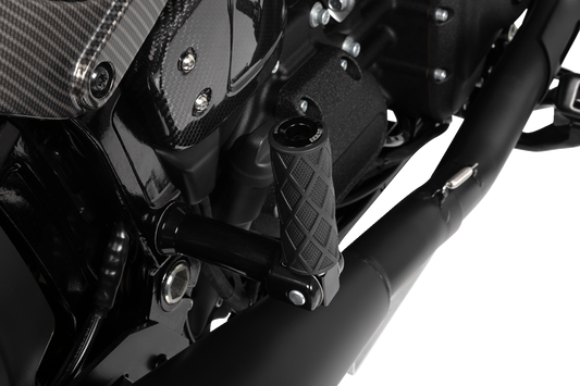 Arlen Ness Diamond Foot Pegs - Passenger - Black