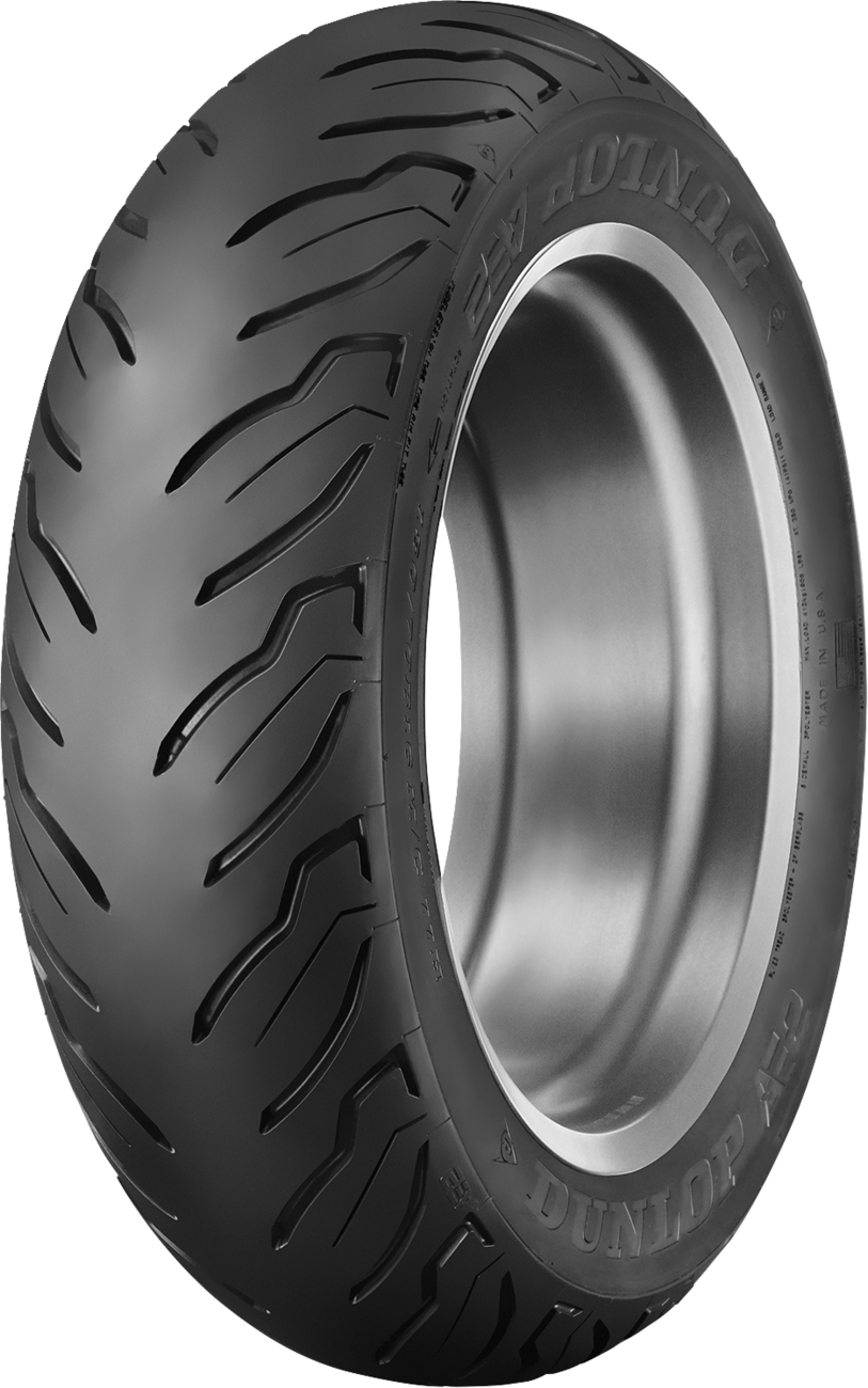 Dunlop AE2 Rear Tire - 180/65B16 81H - Blackwall (manufacturer reference image)