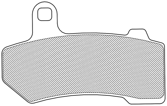 Drag Specialties Semi-Metallic Brake Pads - 1721-0883