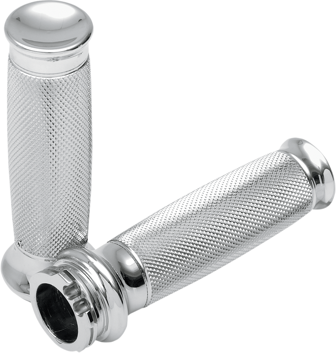 Todd's Cycle Grips - Vice - Knurled - Chrome