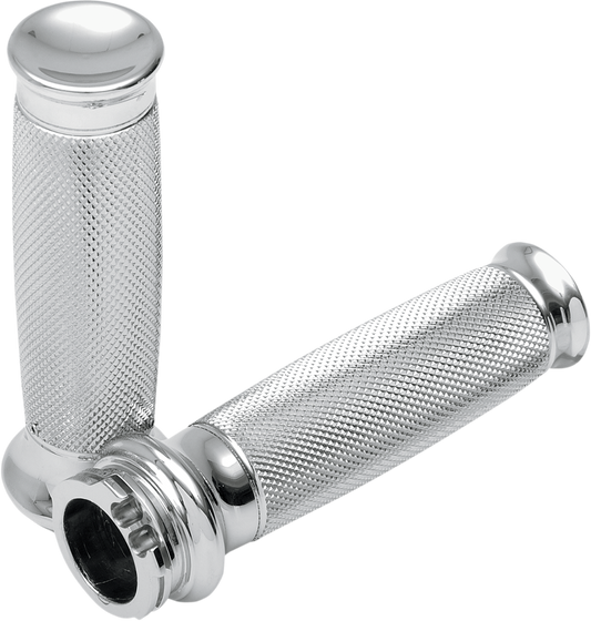 Todd's Cycle Grips - Vice - Knurled - Chrome