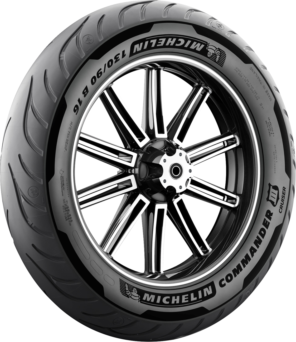 Michelin Commander III Cruiser Front Tire - 100/90B19 57H - Blackwall (manufacturer reference image)