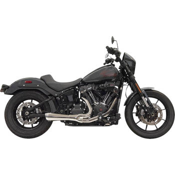 2-into-1 The Ripper Exhaust System with Megaphone Muffler - Short - Chrome - M8 Softail