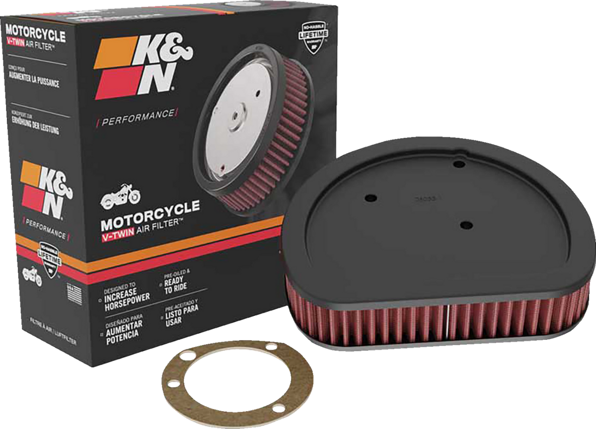K&N Replacement High-Flow Air Filter - Twin Cam