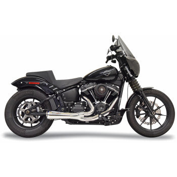 2-into-1 Ripper Short Exhaust System - Chrome - 49-State