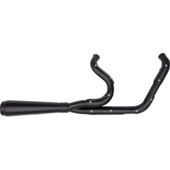 2-into-1 Assault Exhaust System - Full Black on Black