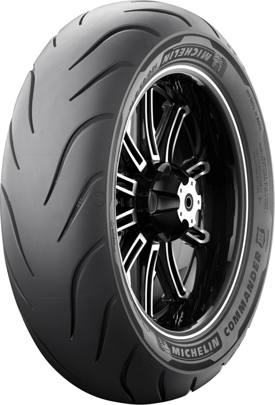 Michelin Commander III Touring Rear Tire - 180/55B18 80H - Blackwall (manufacturer reference image)