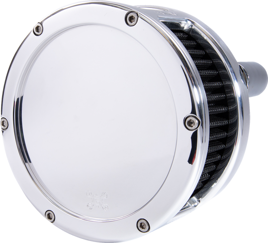 Feuling Parts BA Series Air Cleaner Kit - Chrome - Black Filter