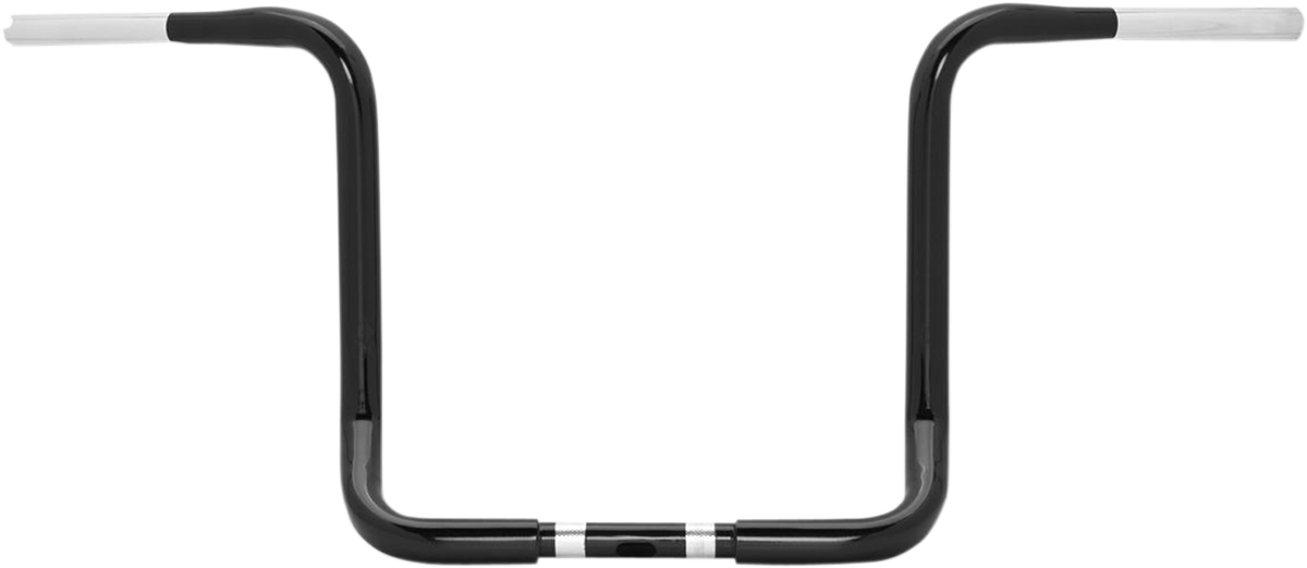 Burly Brand 1-1/4" Bagger Ape Hanger Handlebar - TBW - 13" - Black | B12-2001B - manufacturer/supplier product image