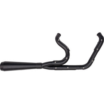 2-into-1 Assault Exhaust System - Full Black on Black