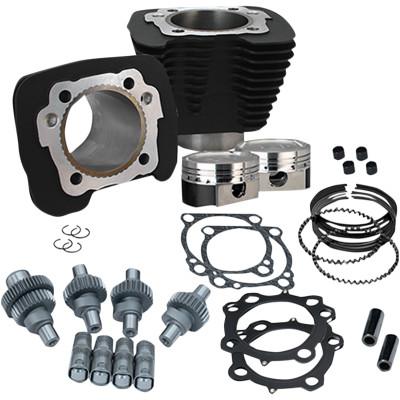 S&S Cycle 883-1200 Hooligan Kit, Black Wrinkle, Fits Harley Sportster 00-20 XL for Harley-Davidson Engines – by S&S Cycle